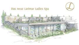 Au�enskizze des exklusiven Ladies Spa mit Panorama Dachgarten