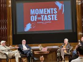 Moments of Taste 2027 Podiumsdiskussion: Oliver Baier, Franz Bernthaler, Veronika Doppler (Vestib�l) und Miridon Berisha (Litus Group)