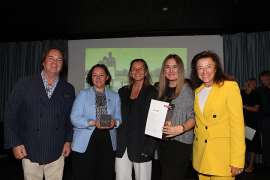 Stefan Schmertzing, Vorsitzender der Fachjury, Nena Haberl, St. Martins Therme & Lodge, Magda Bros, HIMMER, BUCHHEIM & PARTNER GMBH, Stephanie Andert, St. Martins Therme & Lodge und Sonja Himmer, HIMMER, BUCHHEIM & PARTNER GMBH
