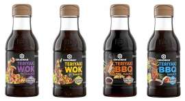 Alle vier neuen Kokkoman Teryaki-Saucen