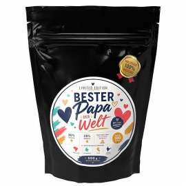 'BESTER PAPA' � ein kraftvoller Espresso-Blend aus 80 % Arabica und 20 % Robusta, streng limitiert auf 100 St�ck.