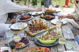 Sommerliches Grillbuffet
