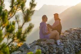 SonnenAufgangsGondel jeden Dienstag von Juli bis Mitte September am Ahorn.