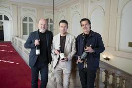 Armin Tement, Andreas Wickhoff MW, Roland Velich f.l.t.r.