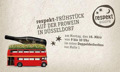 respekt-Fr�hst�ck f�r Fachpublikum auf der ProWein