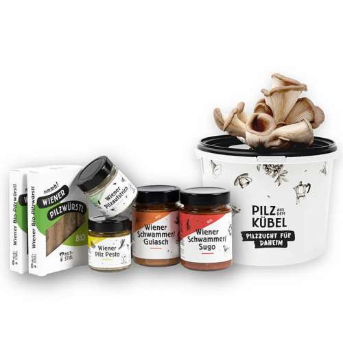 Verschiedene Produkte von Hut und Stiel