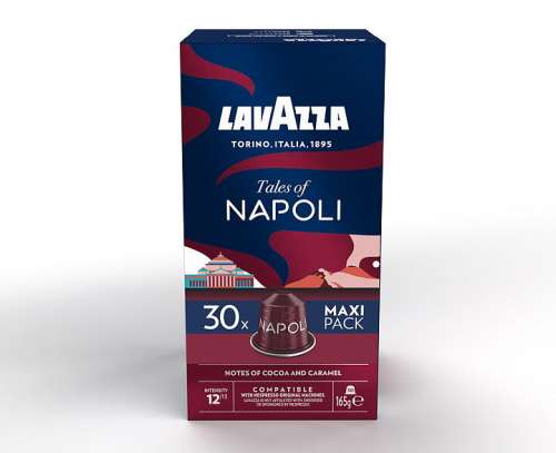 Eine Packung Lavazza Tales of Italy: Napoli zu 30 Kapseln