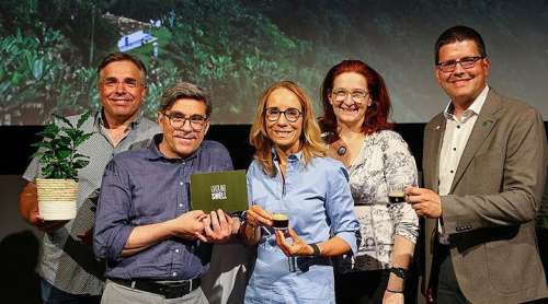 �sterreich-Premiere im Filmhaus Wien: v.l.: Hans Gnauer, Andreas J�ger, Marianne Neum�ller-Klapper, Sigrid Stagl, Lorenz Mayr 