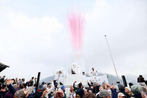 Super Stimmung bei pr�chtigem Wetter auf den White Pearl Mountain Days 2026 presented by Visa