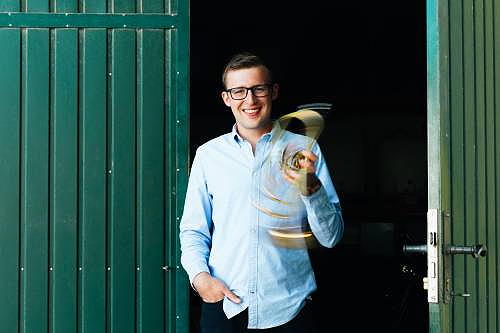 Matthias Reckendorfer mit seiner Trompete